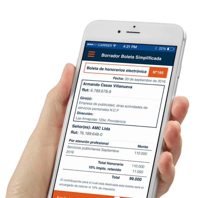 Boleta Móvil EasyDoc